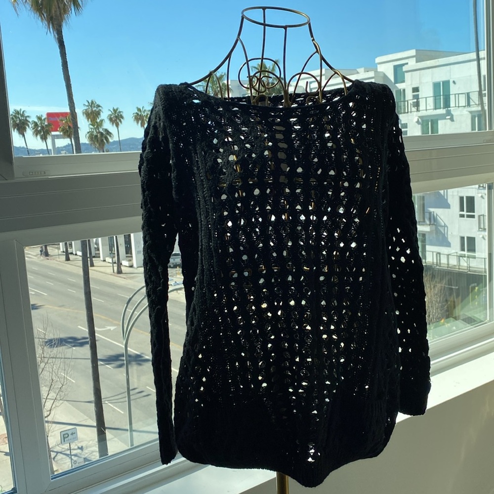 Open Knit Sweater